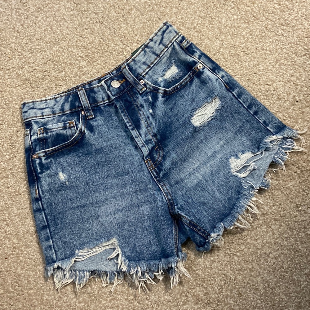 Wild Fable Distressed High Rise Denim Shorts